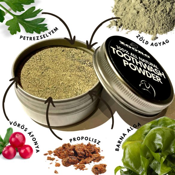 ZOORO - Természetes fogmosó por kutyáknak