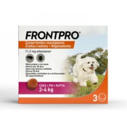   Frontpro - rágótabletta bolha és kullancs ellen 2-4kg - 3db