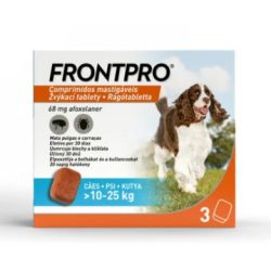   Frontpro - rágótabletta bolha és kullancs ellen 10-25kg - 3db