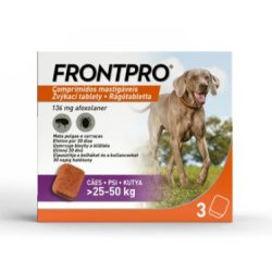   Frontpro - rágótabletta bolha és kullancs ellen 25-50kg - 3db