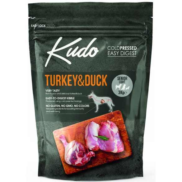 KUDO - Turkey&Duck Senior/Light - 3kg
